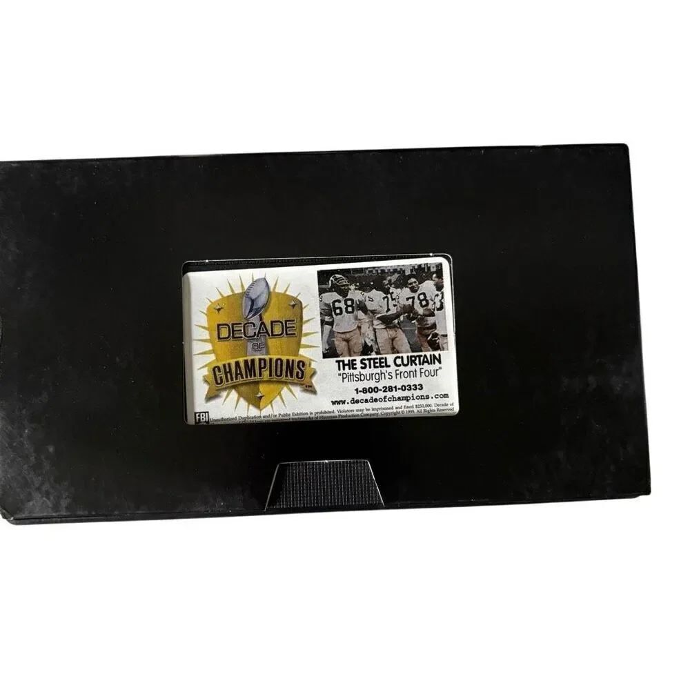Pittsburgh Steelers Decade Of Champions The Steel Curtain VHS Cassette
